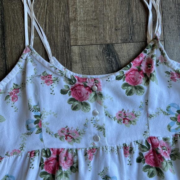 Victoria's Secret Floral Nightgown - White and Pink - Picture 3 of 7